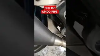 PCX 160 APIDO PIPE SOUNDHCHECK! #apidopipe #pcx160 #withbungsensor