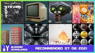 📁 This weeks recommended Blender Downloads 07/06/2021