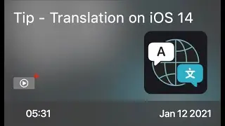 SCOM1012 - Tip - Translation on iOS 14 - Preview
