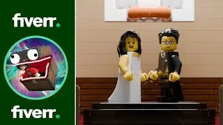 I Animated A Wedding Invitation, In LEGO!!! (LEGO Blender Animation) | Fiverr