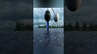 blender baga rain abstract animation 