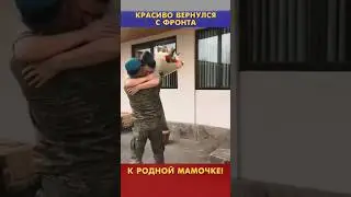 Красиво вернулся  к маме.🙏