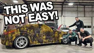 Installing my first LIVERY on my 350Z!!