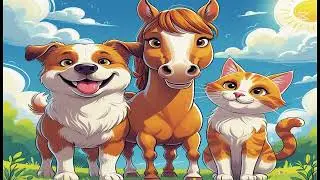 Fun Facts About Domestic Animals: Dogs, Cats & Horses for Kids! 🐶🐱🐴