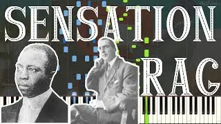 Joseph F. Lamb - Sensation Rag 1908 [arranged by Scott Joplin] (Ragtime Piano Synthesia)