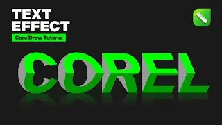 Corel Text Effect in Corel Draw | Typography Design #hevlendordesigns
