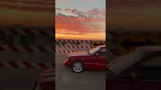 1995 Mercedes Benz E320 Coupe in Imperial Red #shorts