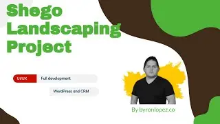 NEW UI/UX PROJECT Shego Landscaping by BYRONLOPEZ.CO