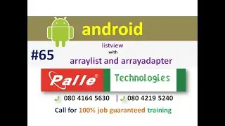 Listview with ArrayList and ArrayAdapter
