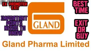GLAND Pharma| why GLAND Pharma down| GLAND Pharma latest news today #glandpharma #stockmarket #stock