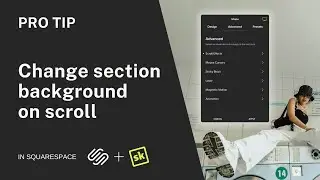 Change Image, Text or Background Color on Scroll in Squarespace
