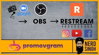 How to go LIVE on Instagram with OBS/Restream | Zoom Calls to Instagram | Promovgram Tutorial