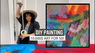 DIY tape painting