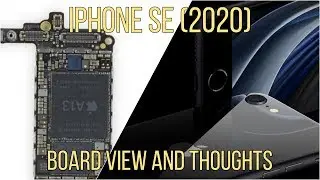 iPhone SE 2020 Audio codec problem maybe ?? BoardView, Comparison and More...