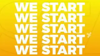 Fresh Opener Typography Orange and Blue