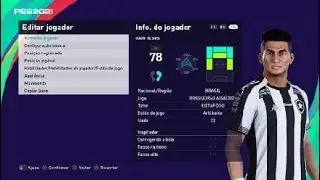 EDIT FACE IGOR JESUS PES 21