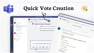 How to create a quick poll in Microsoft Teams