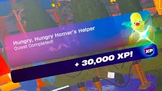 How to complete Hungry Hungry Homer`s Helper - Fortnite Brick Life Quest
