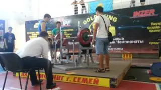 Дима Ли чемпионат РК по ПАУЭРЛИФТИНГУ жим лежа 245 кг 3 подход