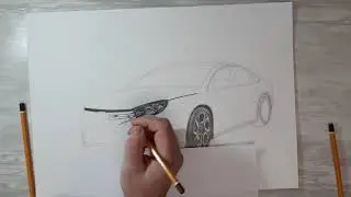 Рисуем ЛАДУ ВЕСТА