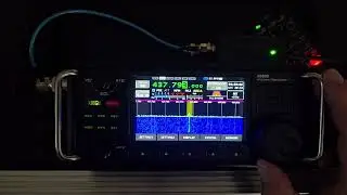 Listening to the ISS with the Xeigu x6200 and WR12 module. 