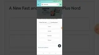 A New Fast and _______ OnePlus Nord