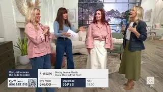 Terri Conn QVC walk on with Sandra Bennett and Jennie Garth July 29,2024