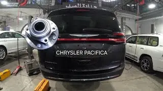 замена подшипника ступицы заднего колеса .... chrysler pacifica