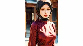 [4K] Ai Art - Ai Lookbook Hijabi Girl | Ai Lookbook Hijabi Model Video