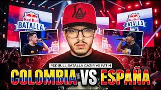 COLOMBIA VS ESPAÑA- FAT N. VS GAZIR ( A PURO FLOW LATINO )