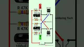 Flip Flop led flasher | led chaser | led flasher #ledflasher #flipflops #shorts