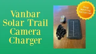 Vanbar Solar Charger for Trail Cameras