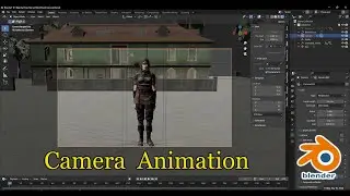 Camera animation in blender 