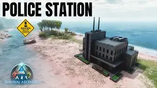 Ark Ascended: Police Station (Speed Build/ No Mods)