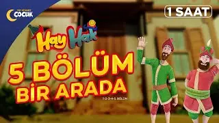 Hay Hak |  5 Bölüm 1 Arada | 1 Saat Çizgi Film 🎬