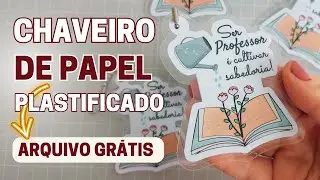 Como plastificar chaveiro | Passo a Passo
