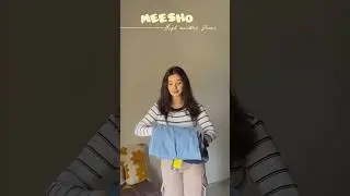 Meesho High waisted Jeans haul #meeshofinds #meeshojeans #shorts