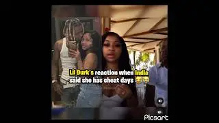 His reaction is funny 😂😂 #lildurk