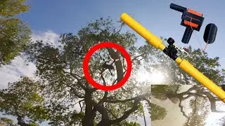 Drone Retrieval Cannon - Real Life Demo
