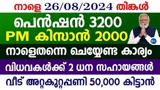 ക്ഷേമപെൻഷൻ 3200രൂപ വിതരണം PM കിസാൻ 2000|നാളെ ചെയ്യേണ്ട കാര്യം|Kerala breaking news|Kerala Pension