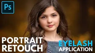 Eyelash Application Retouch Method - The Portrait Retouch Collection