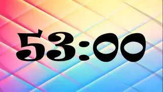 53 Minute Timer | 3180 Second Timer | 53 Minute Countdown with Music