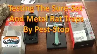 Testing the Pest Stop Rat Traps Metal & Sure Set Traps VLog