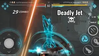 Using the deadly jet again ☠️ || shadow fight arena