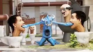 Skibidi toilet vs garten of banban