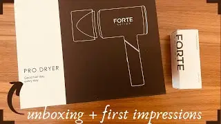 Forte Pro Dryer UNBOXING + FIRST IMPRESSIONS! 📦