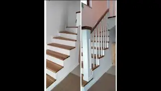 Balustrada din lemn masiv de Fag #Railing #Handrail #SolidWood #Beech #Installing.
