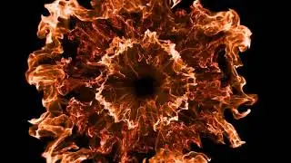 Orange Shockwave VFX effect black screen