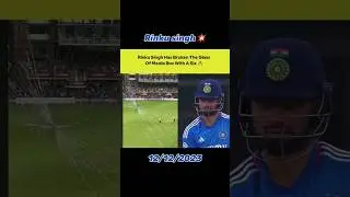 Glass broke six by rinku singh 