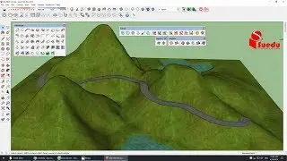 Sketchup modeling Tutorial :Terrain model - Cách dựng địa hình bằng Sanbox - toposhaper